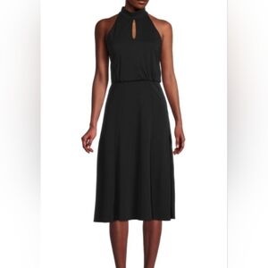 KARL LAGERFELD PARIS Solid-Hued Dress Size 4